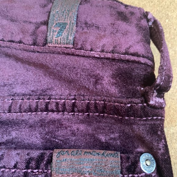 7 For All Mankind velvet pant - Picture 7 of 7